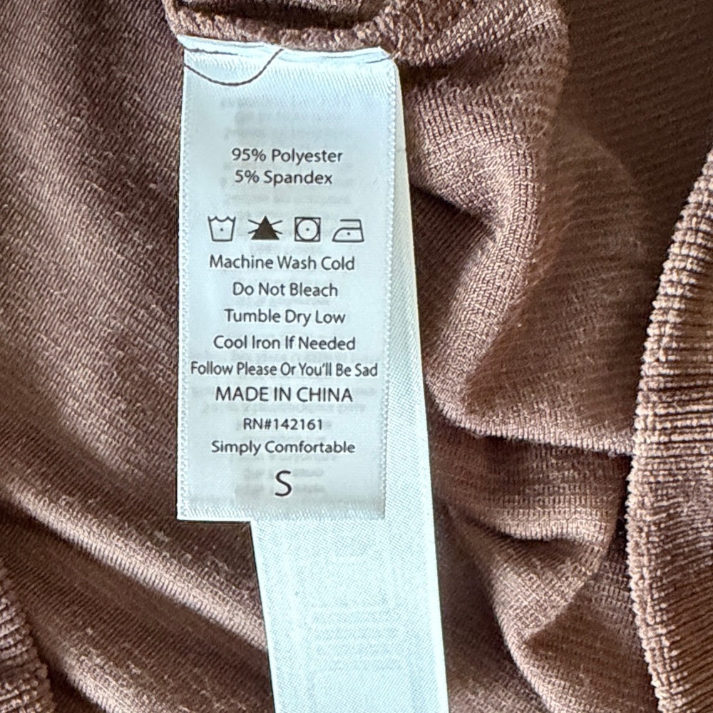 LuLaRoe Chocolate Button-Front Mini Skirt - Picture 7 of 11